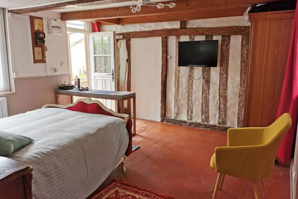 Apartamento Le 3 De Coeur Avec Terrasse Honfleur Exterior foto